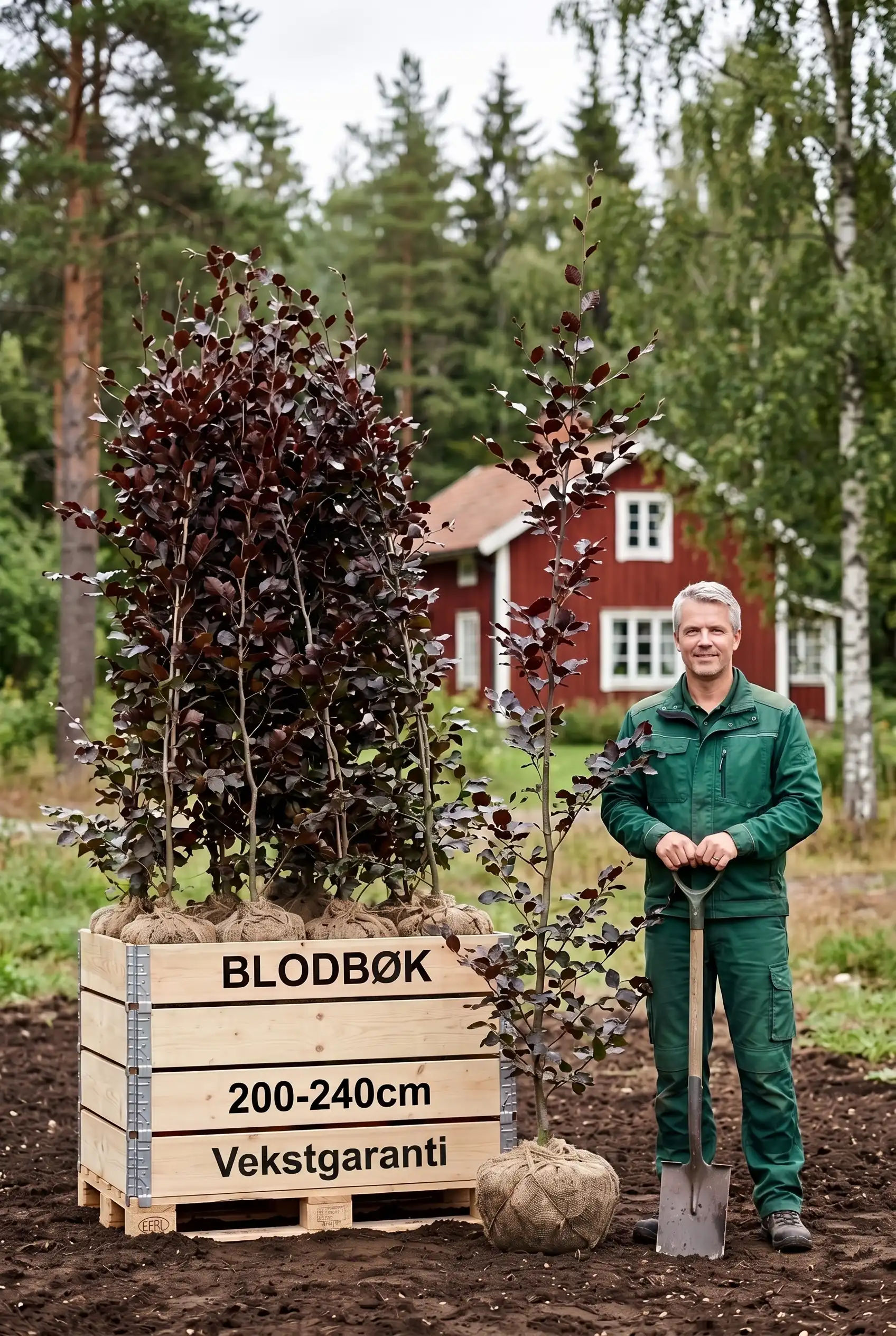 Blodbøk Rotklump 200-240cm - Bilde 2